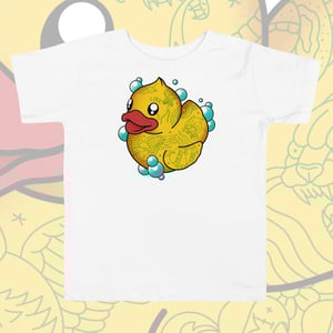 Image of BUBBLE DUCK TODDLER TEE. 2-5 YEARS