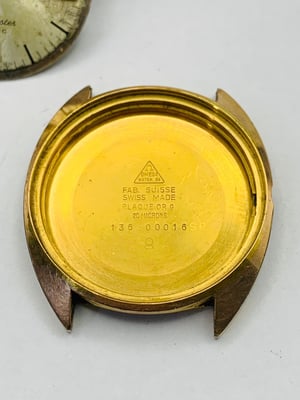 Image of vintage Omega seamaster cosmic gold pltd 1960's/70's gents watch Case/Dial,used, ref#(om-35)