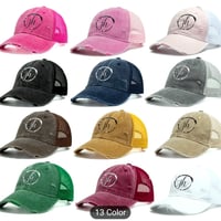 Image 1 of JH Brand Vintage Trucker Snap Back Hat