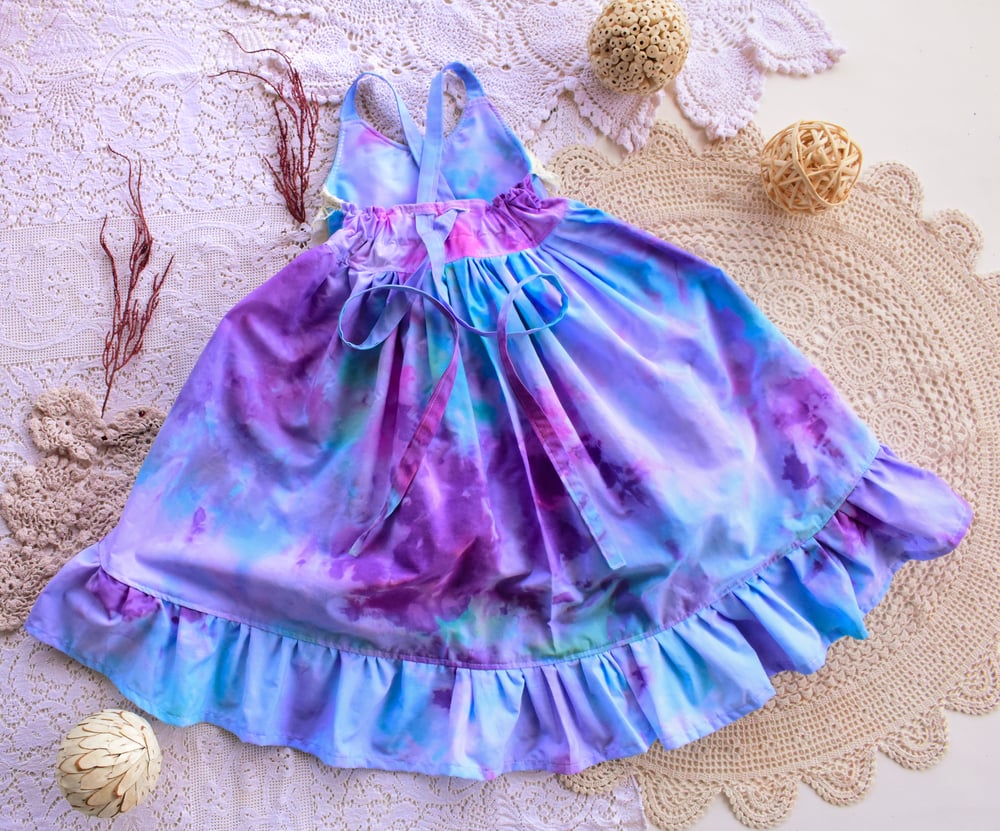 Image of Narwhal Ice Dyed Hi-Low Dress no. 004 