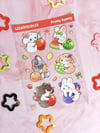 Fruity Bunny Transparent Sticker Sheet