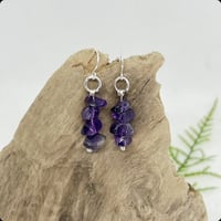 Sterling Silver & Amethyst gemstone Earrings