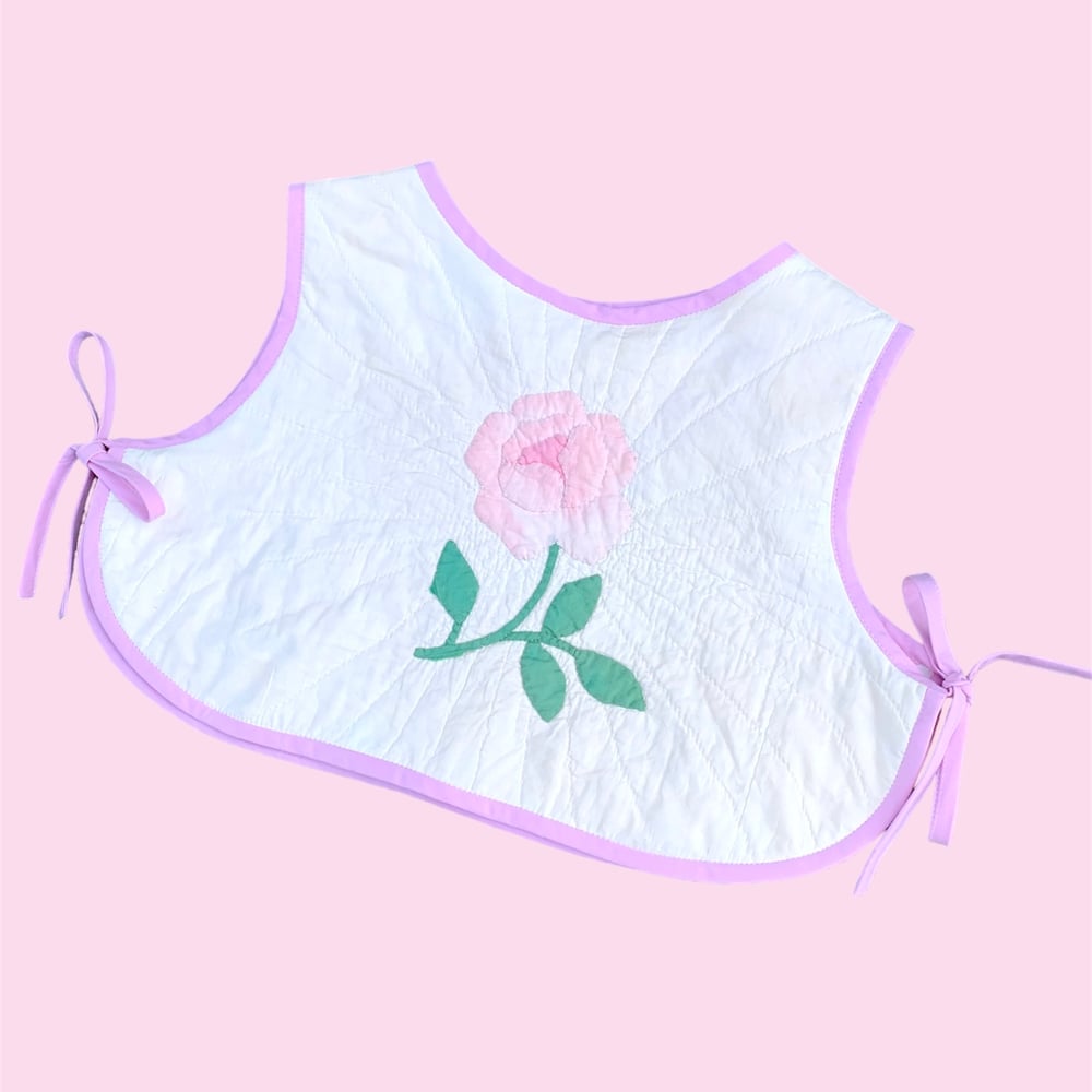 Image of Side Tie Top — Antique Roses