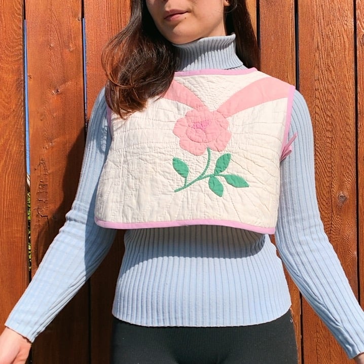 Image of Side Tie Top — Antique Roses