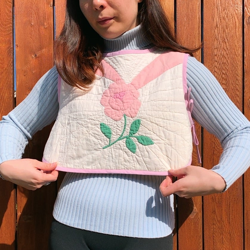 Image of Side Tie Top — Antique Roses