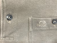 Image 4 of CP company vintage garment dyed cotton polo shirt, made in Italy, size L