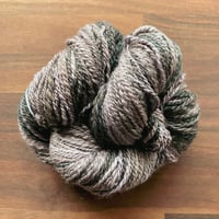 Image 1 of Wool and Silk Blend Ombre Handspun Yarn