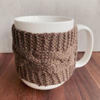 Image 2 of 20oz Mug with Hand-Knitted Cozy