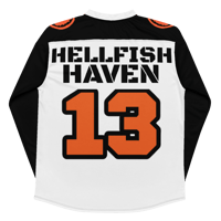 Image 4 of Hellfish Haven hockey fan jersey