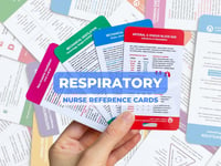 Image 1 of Clearance Respiratory Reference Cards
