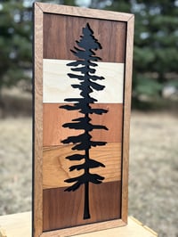 Image 4 of Majestic Sitka Tree  : Handcrafted Rustic Wall art
