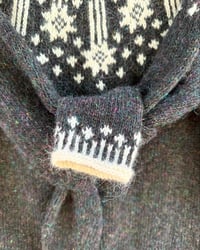 Image 4 of Stars of Barbro - Icelandic wool sweater - Galaxy - Ready to ship