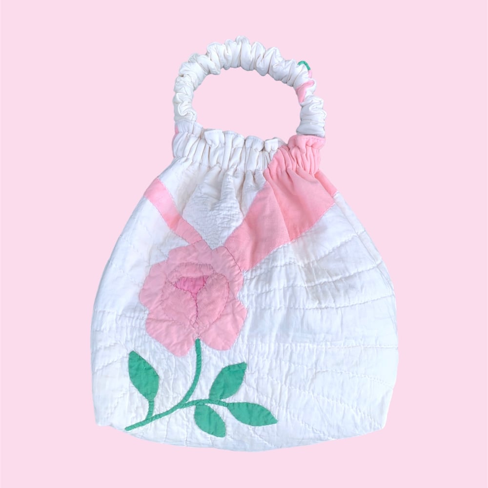 Image of Scrunchie Bag — Antique Roses
