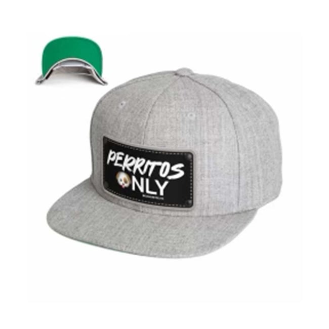 Perritos Only Snapback Gray (ships 5-7 days) *FREE SHIPPING*