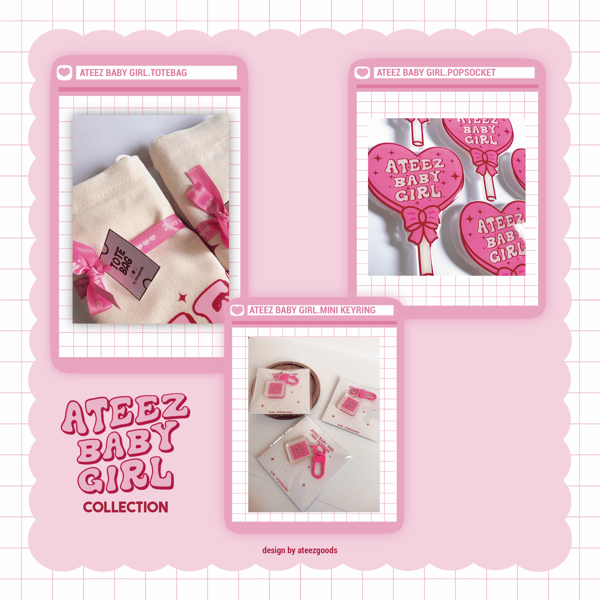 Image of ATEEZ BABY GIRL COLLECTION [PRE-ORDER]