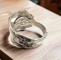 Image 3 of Antique Alvin Silver Fleur de Lis Spoon Ring
