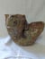 Image of Small copper green and brown gluggle jug 