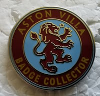 Aston villa badge collector badge