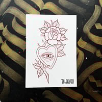 ROSE HEART PRINT