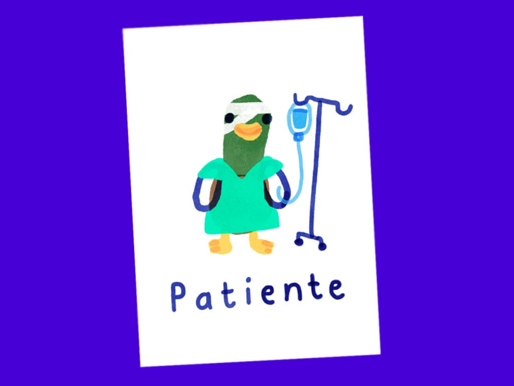 Image of POSTKARTE Patiente