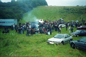 Image of ‘Rave in a quarry, Brighton’, 2000 SEANA GAVIN