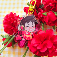 Image 2 of egghead luffy ✨ epoxy acrylic charm