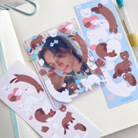 Image 2 of Ferret Deco sticker sheet 