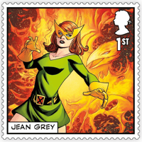 Image 2 of Royal Mail: X-Men Jean Grey Fan Sheet (LIMITED) 0404/5000