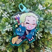 Image 2 of egghead zoro ✨ epoxy acrylic charm