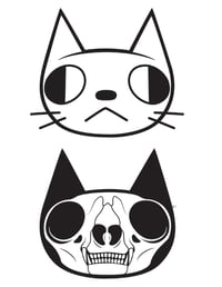 Cat Head Stickers