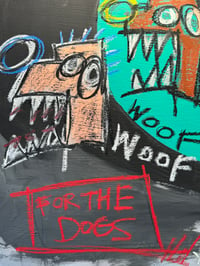 Image 1 of “Woof, another painting that ‘accidentally’looks like a basquiat”
