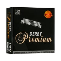 Image 1 of SINGLE EDGE BLADES DERBY PREMIUM BOX OF 100