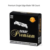 Image 2 of SINGLE EDGE BLADES DERBY PREMIUM BOX OF 100