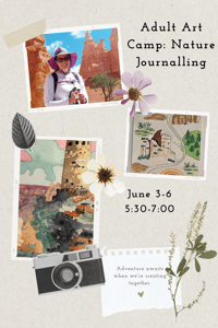 Image 1 of Adult Art Camp: Nature Journaling