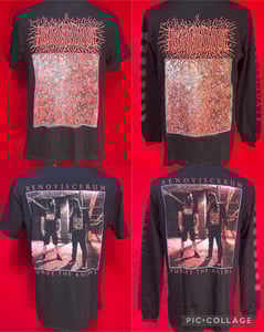 Image of Officially Licensed Human Corpse Abuse "Xenoviscerum" Cover Art Short And Long Sleeves Shirt!
