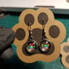 Stainless steel Paw earrings 