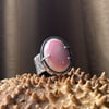 Pink Conch Shell Ring, Size 7.5