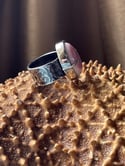 Pink Conch Shell Ring, Size 7.5