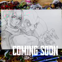 ATTACK ON TITAN ORIGINAL PENCIL ART SIGNED