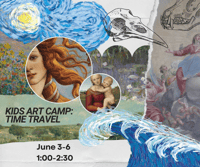 Kids Art Camp: Time Travel