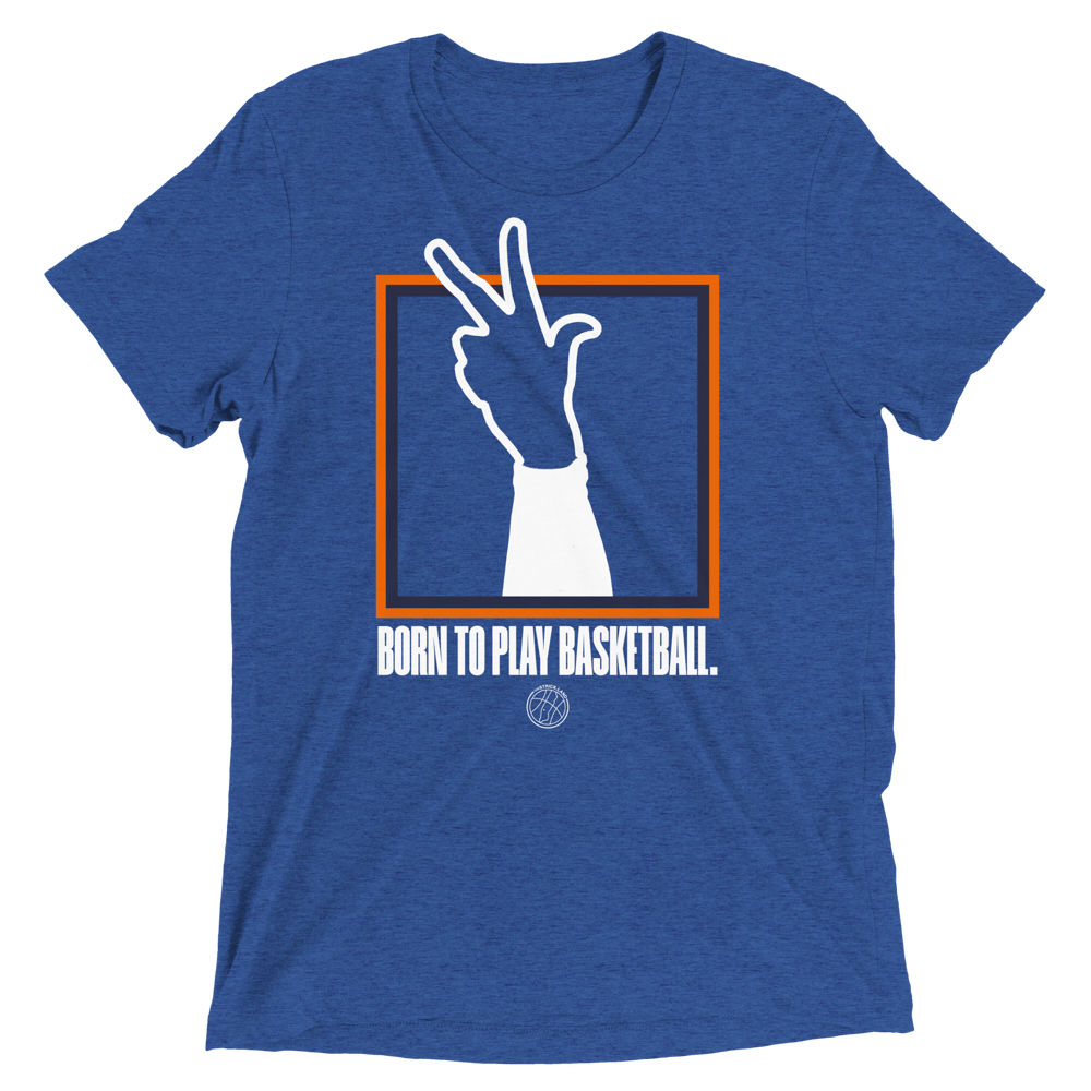 "Born To Play Basketball" Unisex Tri-blend Short Sleeve T-shirt