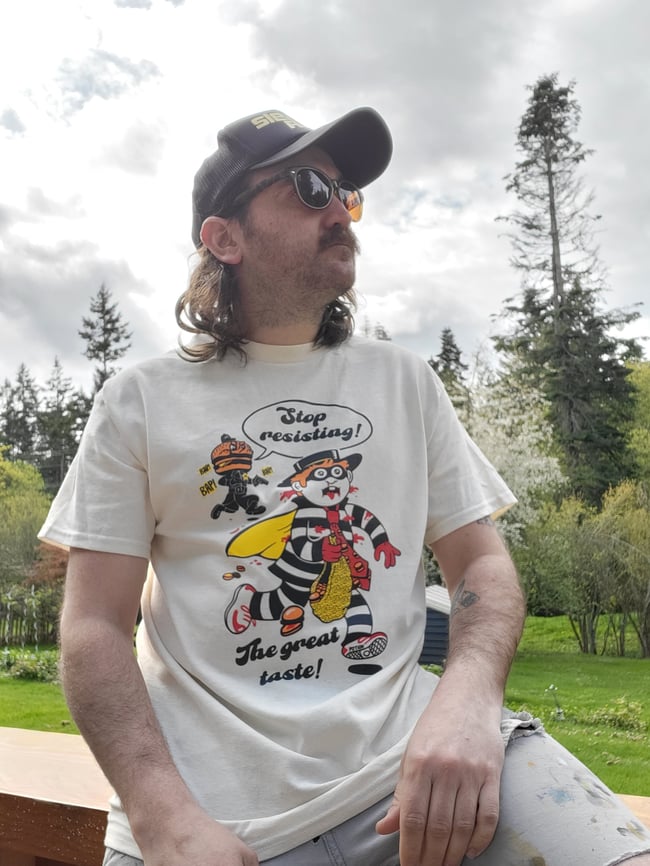 THE DEATH OF HAMBURGLAR TEE