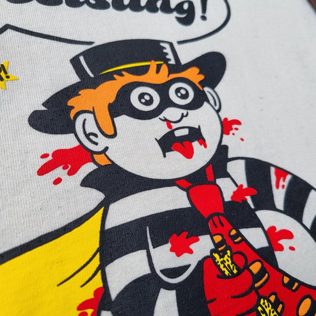 THE DEATH OF HAMBURGLAR TEE