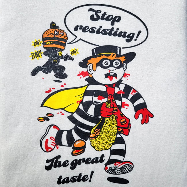 THE DEATH OF HAMBURGLAR TEE