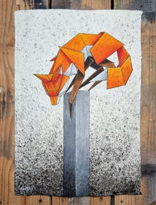 Image of "Balance" original watercolour 