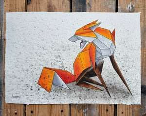 Image of "Tipping Point" original watercolour 