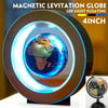 O Shape Levitating Lamp Magnetic Earth Floating Lamp Rotating Globe Desk/Bedside Lights Novelty
