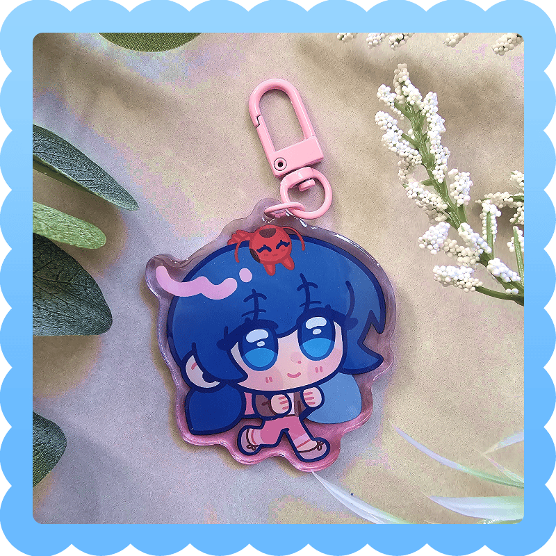 Image of marinette dupain-cheng❄️ epoxy charm