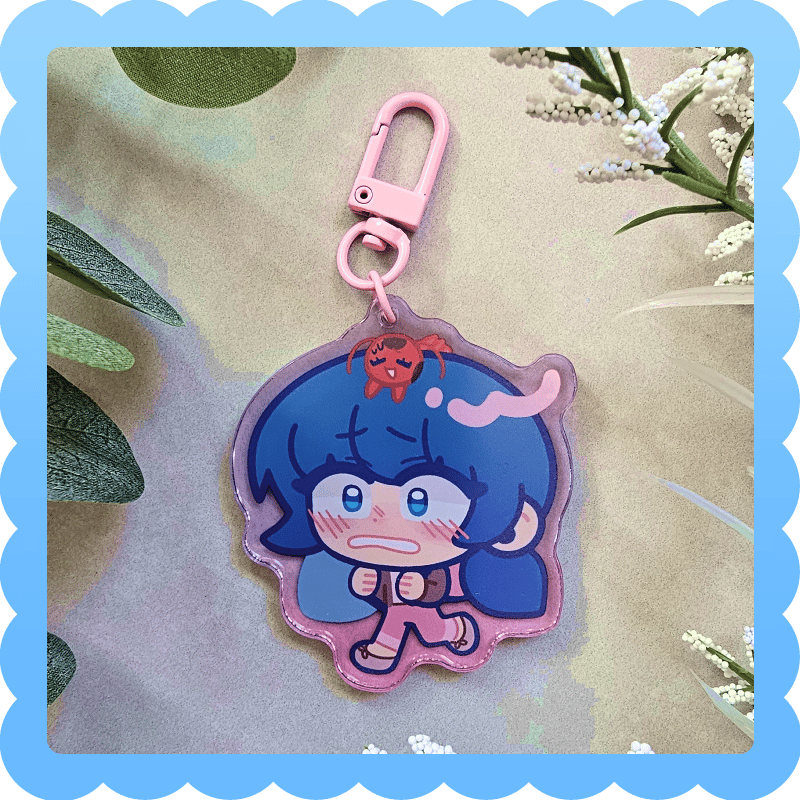 Image of marinette dupain-cheng❄️ epoxy charm