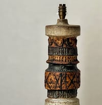 Image 6 of Large Studio Ceramic Lamp by Alan Wallwork, London 1964